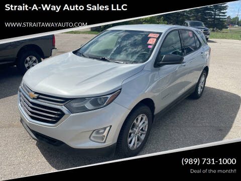 2018 Chevrolet Equinox for sale at Strait-A-Way Auto Sales LLC in Gaylord MI