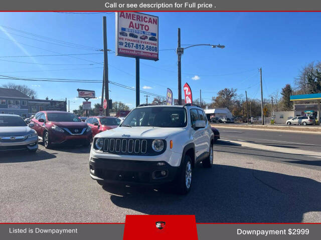 2016 Jeep Renegade for sale at American Auto Bristol Inc in Bristol, PA