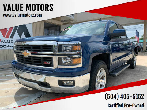 2015 Chevrolet Silverado 1500 for sale at VALUE MOTORS in Kenner LA
