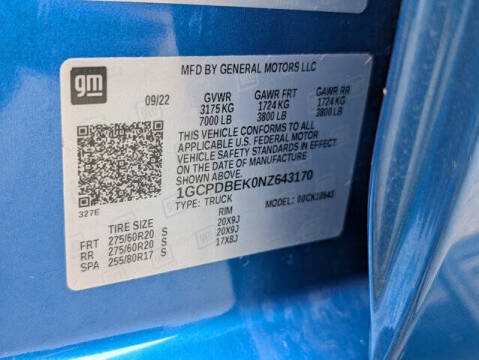 2022 Chevrolet Silverado 1500