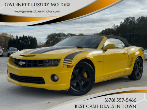 2011 Chevrolet Camaro for sale at Gwinnett Luxury Motors in Buford GA