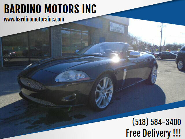2007 Jaguar XK-Series for sale at BARDINO MOTORS INC in Saratoga Springs NY