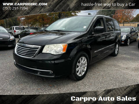 2014 Chrysler Town and Country for sale at Carpro Auto Sales in Chesapeake VA