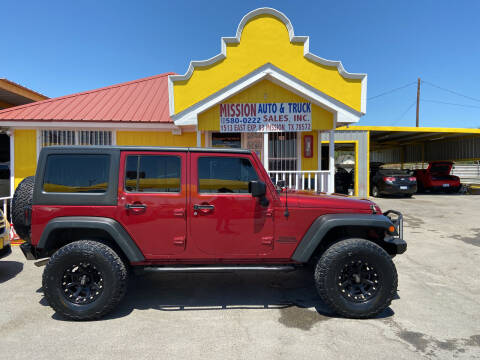 2013 Jeep Wrangler Unlimited for sale at Mission Auto & Truck Sales, Inc. in Mission TX