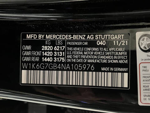 2022 Mercedes-Benz S-Class S 580 4MATIC