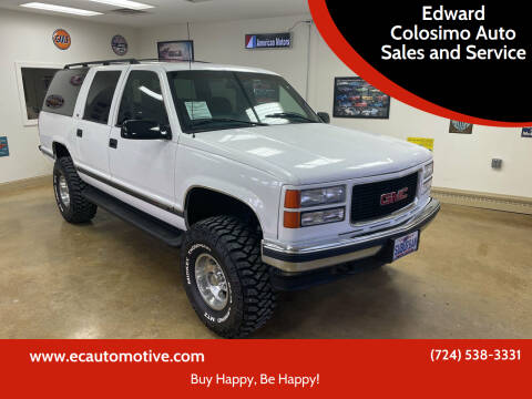 1999 GMC Suburban for sale at Edward Colosimo Auto Sales and Service in Evans City PA