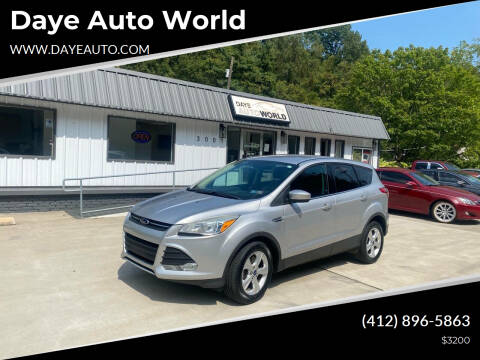 2015 Ford Escape for sale at Daye Auto World in Mckeesport PA