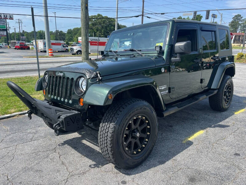 2010 Jeep Wrangler Unlimited for sale at Atlanta Fine Cars in Jonesboro GA