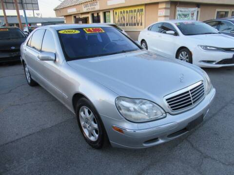 2002 Mercedes-Benz S-Class for sale at Cars Direct USA in Las Vegas NV