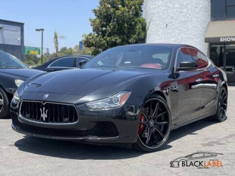2014 Maserati Ghibli for sale at BLACK LABEL AUTO FIRM in Riverside CA
