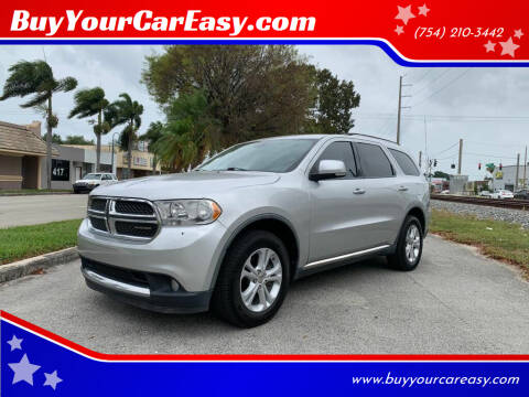 2012 Dodge Durango for sale at BuyYourCarEasyllc.com in Hollywood FL