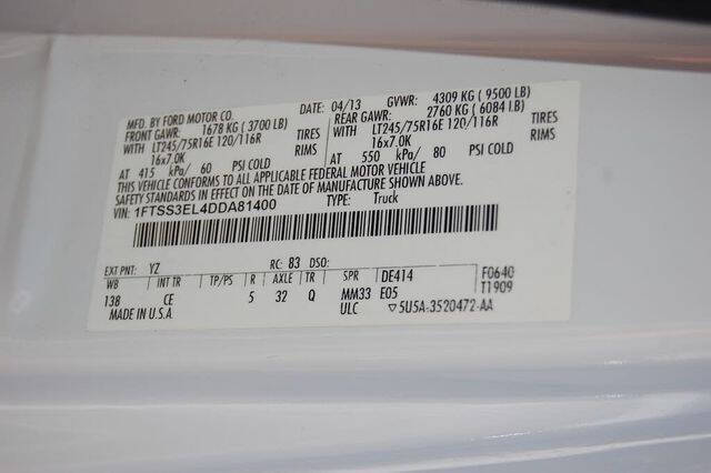 2013 Ford E-Series E-350 SD