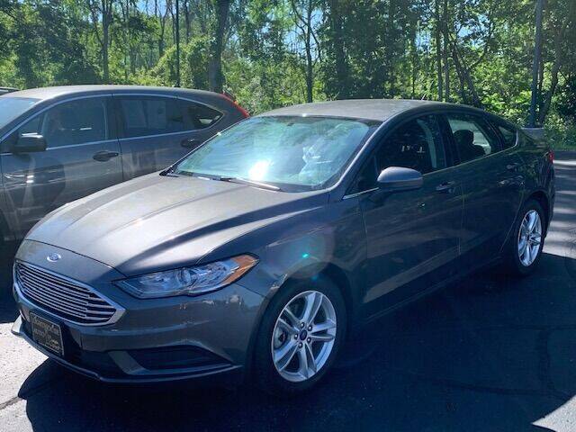 2018 Ford Fusion for sale at Lighthouse Auto Sales in Holland MI