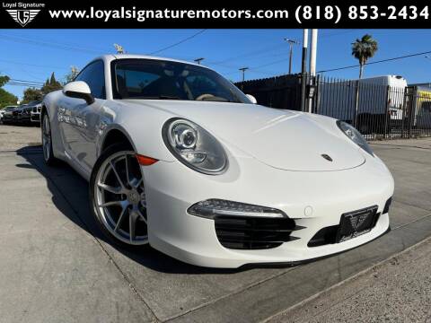 2012 Porsche 911 for sale at Loyal Signature Motors Inc. in Van Nuys CA