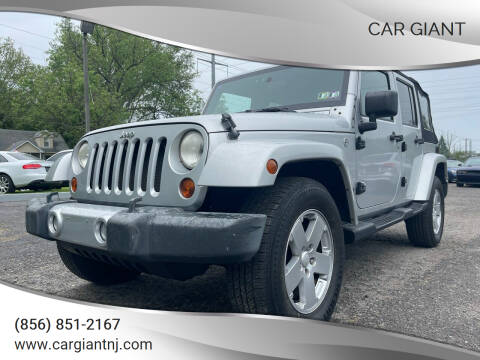 2008 Jeep Wrangler Unlimited for sale at Car Giant in Pennsville NJ