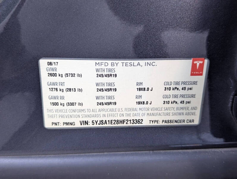 2017 Tesla Model S 75D