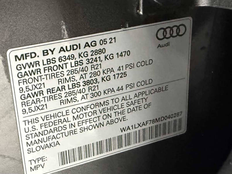 2021 Audi Q7 quattro Premium Plus 55 TFSI