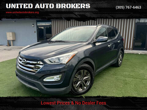 2014 Hyundai Santa Fe Sport for sale at UNITED AUTO BROKERS in Hollywood FL