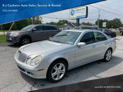 2006 Mercedes-Benz E-Class for sale at R J Cackovic Auto Sales, Service & Rental in Harrisburg PA