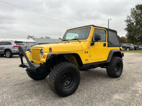 2005 Jeep Wrangler for sale at CarWorx LLC in Dunn NC