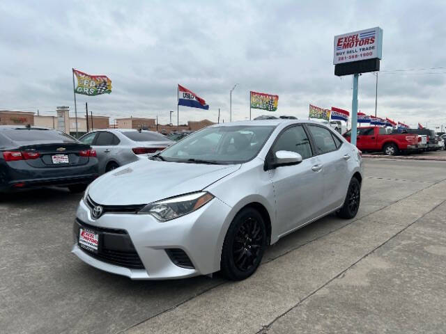 2015 Toyota Corolla for sale at Excel Motors in Houston TX