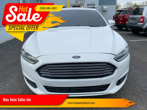 2016 Ford Fusion for sale at Max Auto Sales Inc in Warren MI