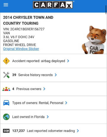 2014 Chrysler Town and Country Touring