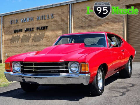 1972 Chevrolet Chevelle for sale at I-95 Muscle in Hope Mills NC