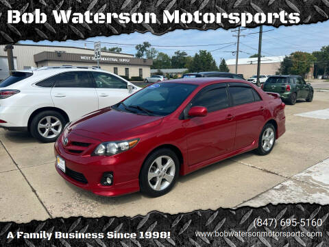 2012 Toyota Corolla for sale at Bob Waterson Motorsports in South Elgin IL
