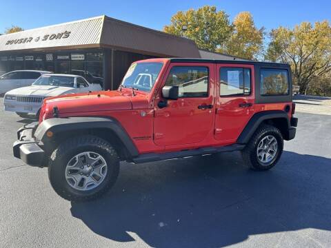 2013 Jeep Wrangler Unlimited for sale at Houser & Son Auto Sales in Blountville TN