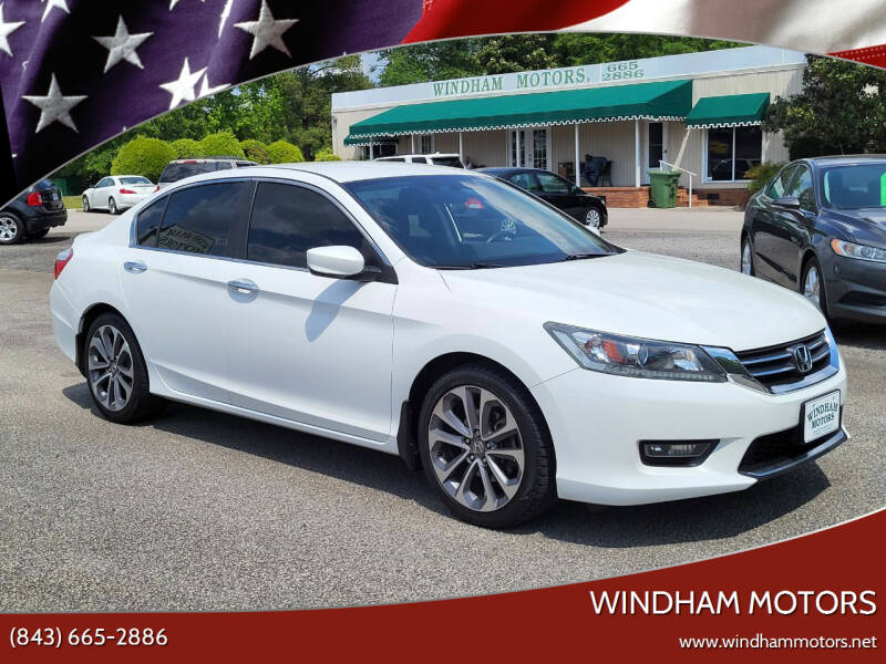 2015 Honda Accord for sale at Windham Motors in Florence SC