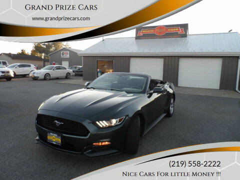 2016 Ford Mustang for sale at Grand Prize Cars in Cedar Lake IN