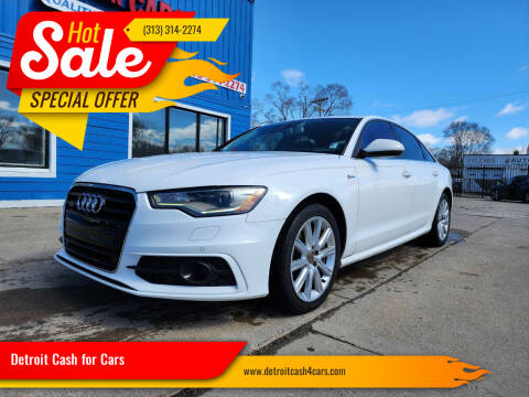 2013 Audi A6 for sale at Detroit Cash for Cars in Warren MI
