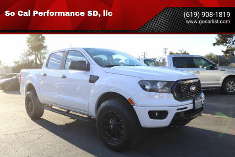 2020 Ford Ranger for sale at So Cal Performance SD, llc in San Diego CA