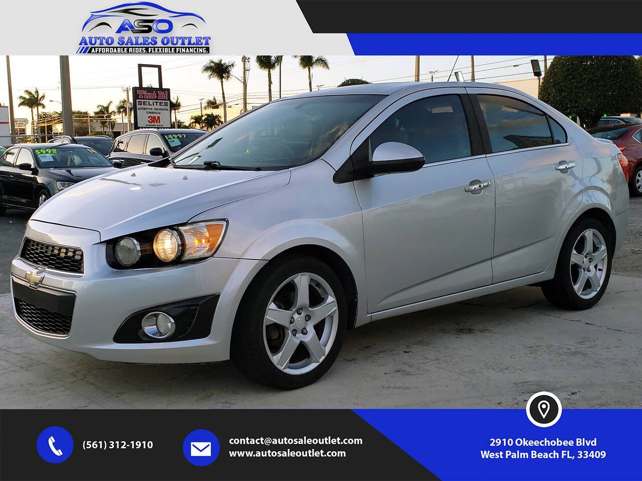 2015 Chevrolet Sonic for sale at Auto Sales Outlet in West Palm Beach, FL