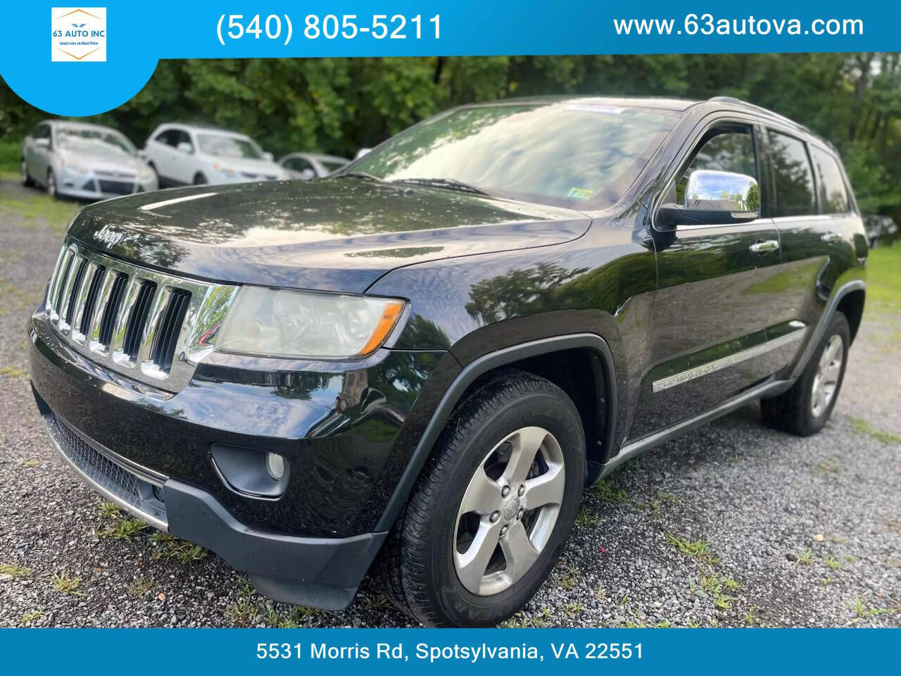 2012 Jeep Grand Cherokee for sale at 63 Auto Inc in Spotsylvania, VA