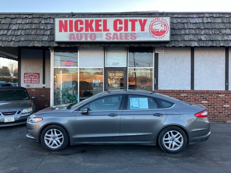 2013 Ford Fusion for sale at NICKEL CITY AUTO SALES in Lockport NY