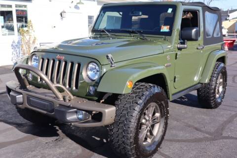 2016 Jeep Wrangler for sale at Randal Auto Sales in Eastampton NJ