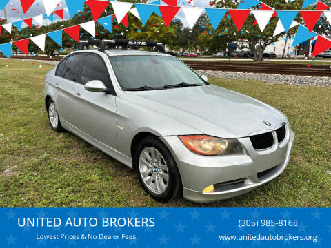 2007 BMW 3 Series for sale at UNITED AUTO BROKERS in Hollywood FL