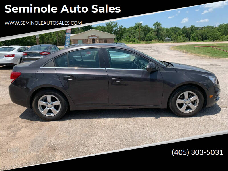 2016 Chevrolet Cruze Limited for sale at Seminole Auto Sales in Seminole OK