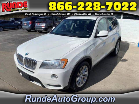 2014 BMW X3 for sale at Runde PreDriven in Hazel Green WI