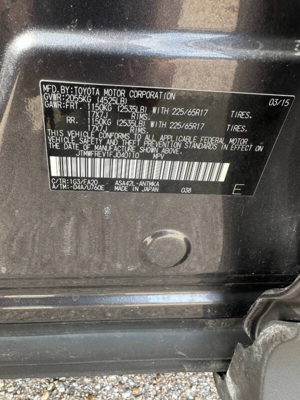 2015 Toyota RAV4 XLE