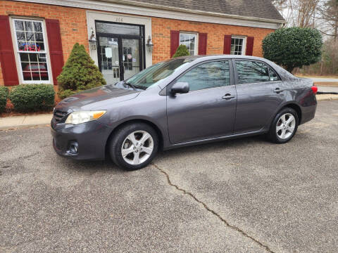 2013 Toyota Corolla for sale at Samson Motorcars inc in Bowling Green VA