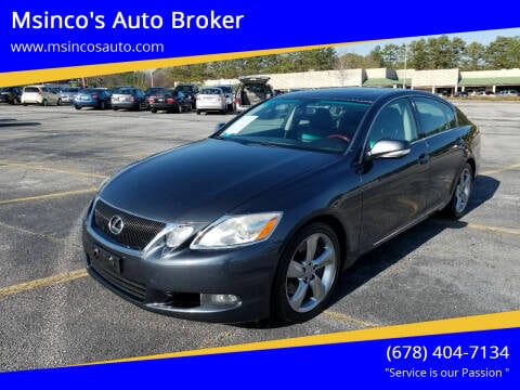 Lexus Gs 350 For Sale In Snellville Ga Msinco S Auto Broker