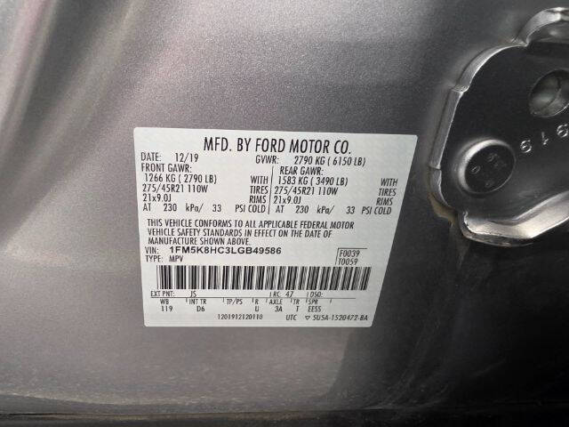 2020 Ford Explorer Platinum