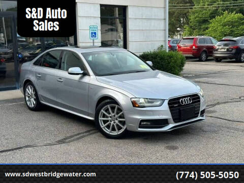 2015 Audi A4 for sale at S&D Auto Sales in West Bridgewater MA