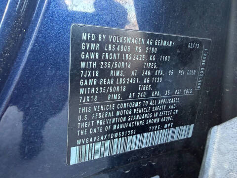 2013 Volkswagen Tiguan SE