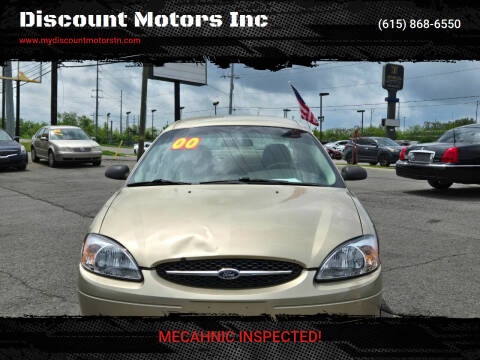 2000 Ford Taurus for sale at Discount Motors Inc in Madison TN