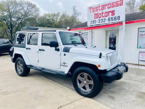 2015 Jeep Wrangler Unlimited for sale at Testarossa Motors in League City TX