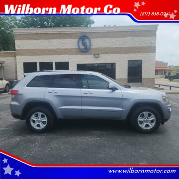 2017 Jeep Grand Cherokee for sale at Wilborn Motor Co in Fort Worth TX